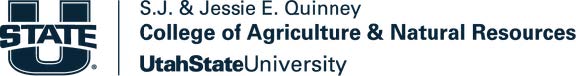 Logo for S. J. & Jessie E. Quinney, College of Agriculture and Natural Resources, Utah State University.